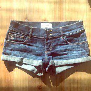 Abercrombie jean shorts